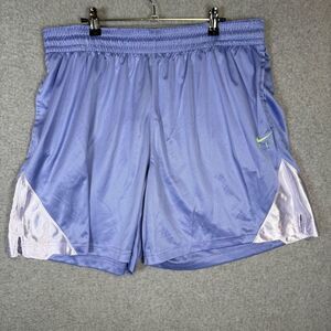 Nike Swoosh Fly Crossover Basketball Shorts Womens Size XXL (2XL) Lavender